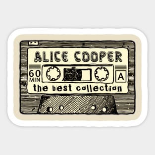 Alice Cooper cassette Sticker